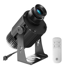 65W LED GOBO Projector Free Custom Logo Ip67 Waterproof Rotating Lens Image,for Logo,Advertising,Indoor,Wedding,Store,Outdoor,Company,Hotel,bar