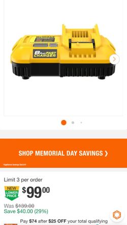 DeWalt fast charger