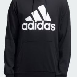 Adidas Big Logo Freelit Hoodie Sweatshirt Size L NWT MSRP $50