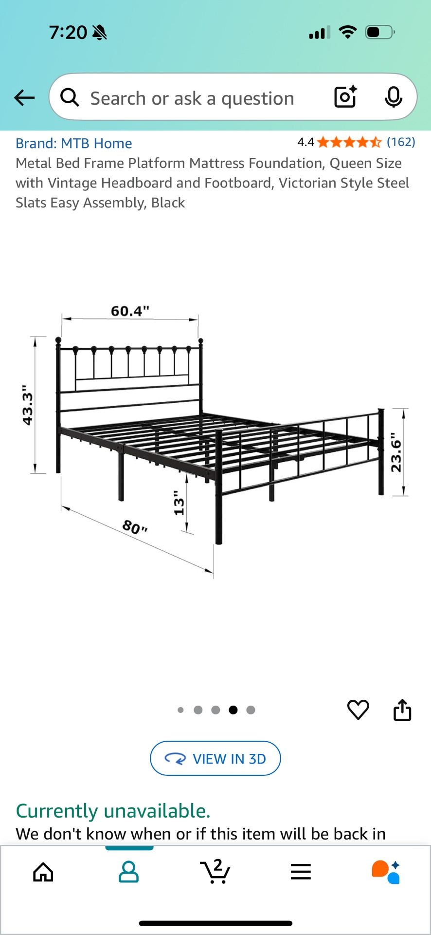Metal Bed Frame