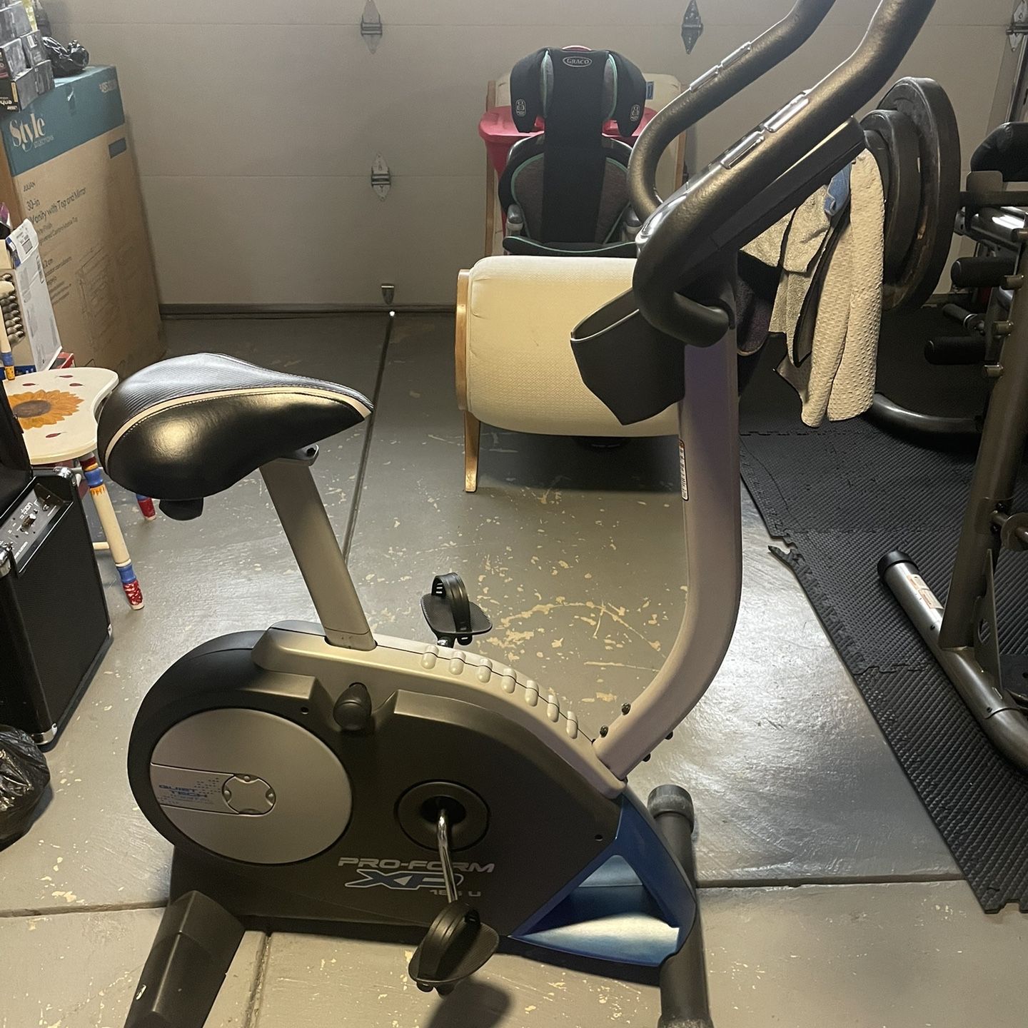Proform xp 185 u stationary bike sale