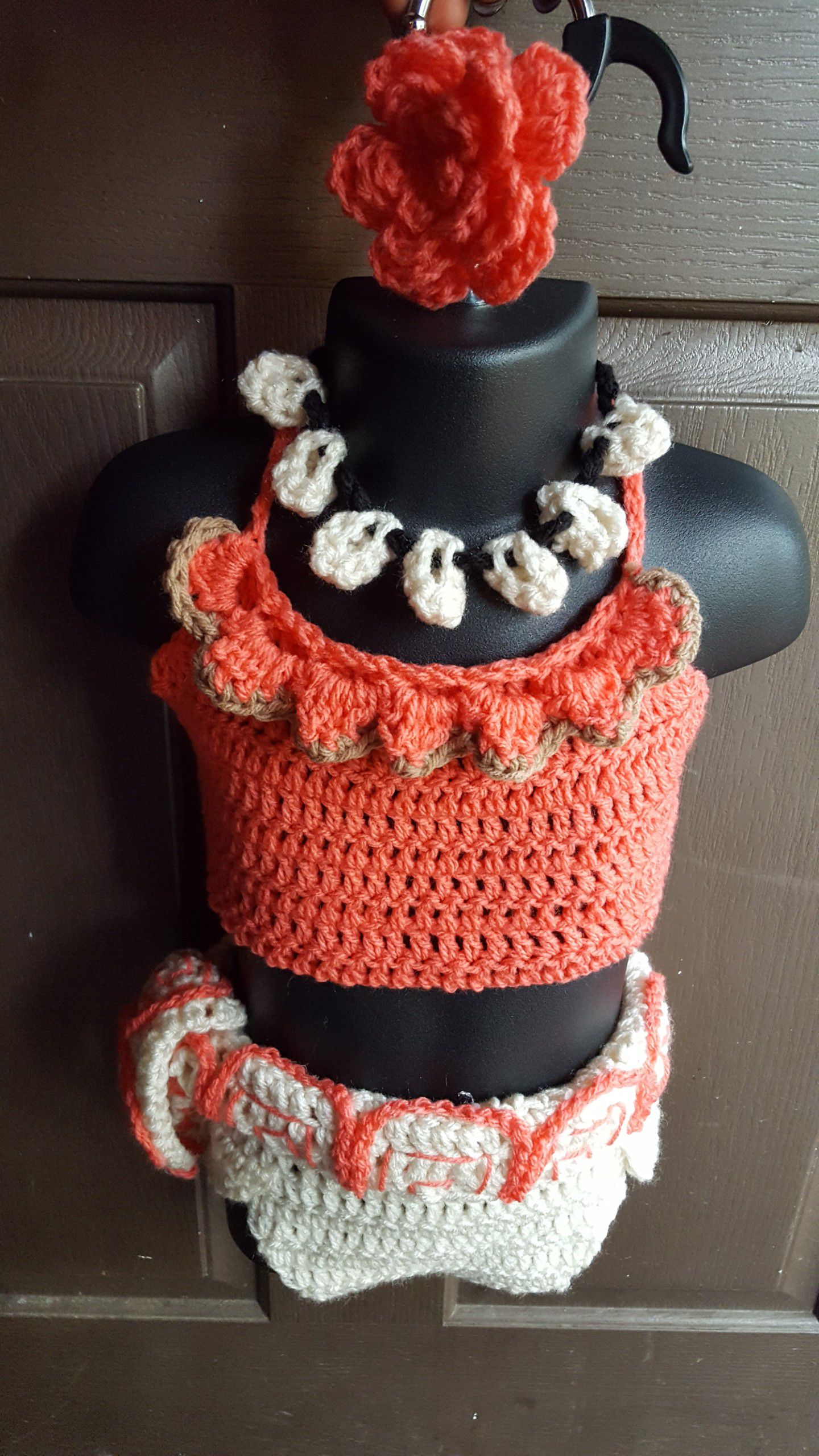 Crochet outfits of moana