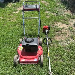 Toro Recycler And Redmax Weed Eater 