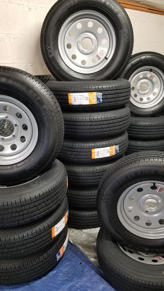 TRAILER TIRES AND WHEELS $70 AND UP..