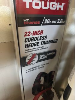 Cordless hedge trimmer