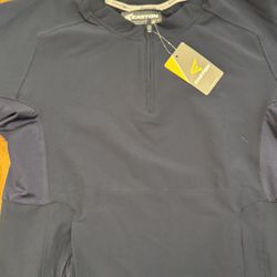 Easton Fuze Cage Jacket Small /Med Navy Baseball Long Sleeve 