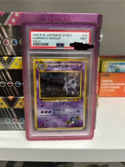 Pokemon Sabrina's Gengar (JP) PSA 9