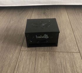Black mini jewelry box American girl