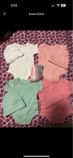 Baby Onesie Bodysuit Set Mixed Colors PREEMIE