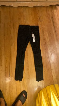 Purple jeans