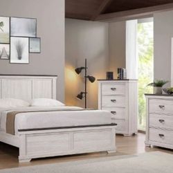 4 Pcs Queen bedroom set,   Financing Available 