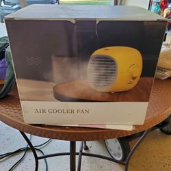 Air Cooling Fan, Bright Yellow. Like New