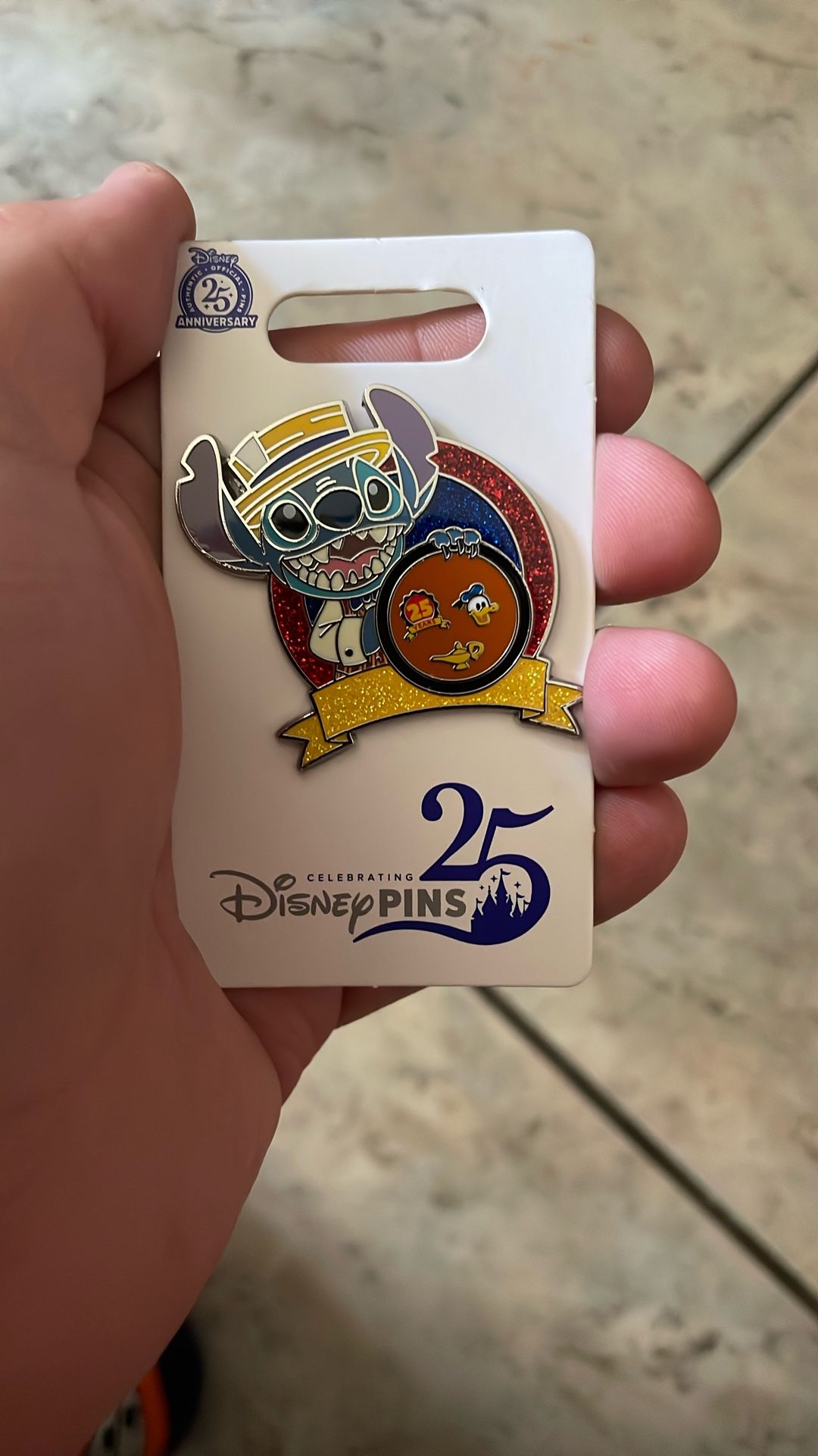 Stitch Disney Pin 25 Years