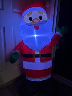 4’ tall Inflatable Christmas Santa