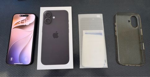 Apple iPhone 16 - 256GB - Black - Factory Unlocked (Complete Bundle)