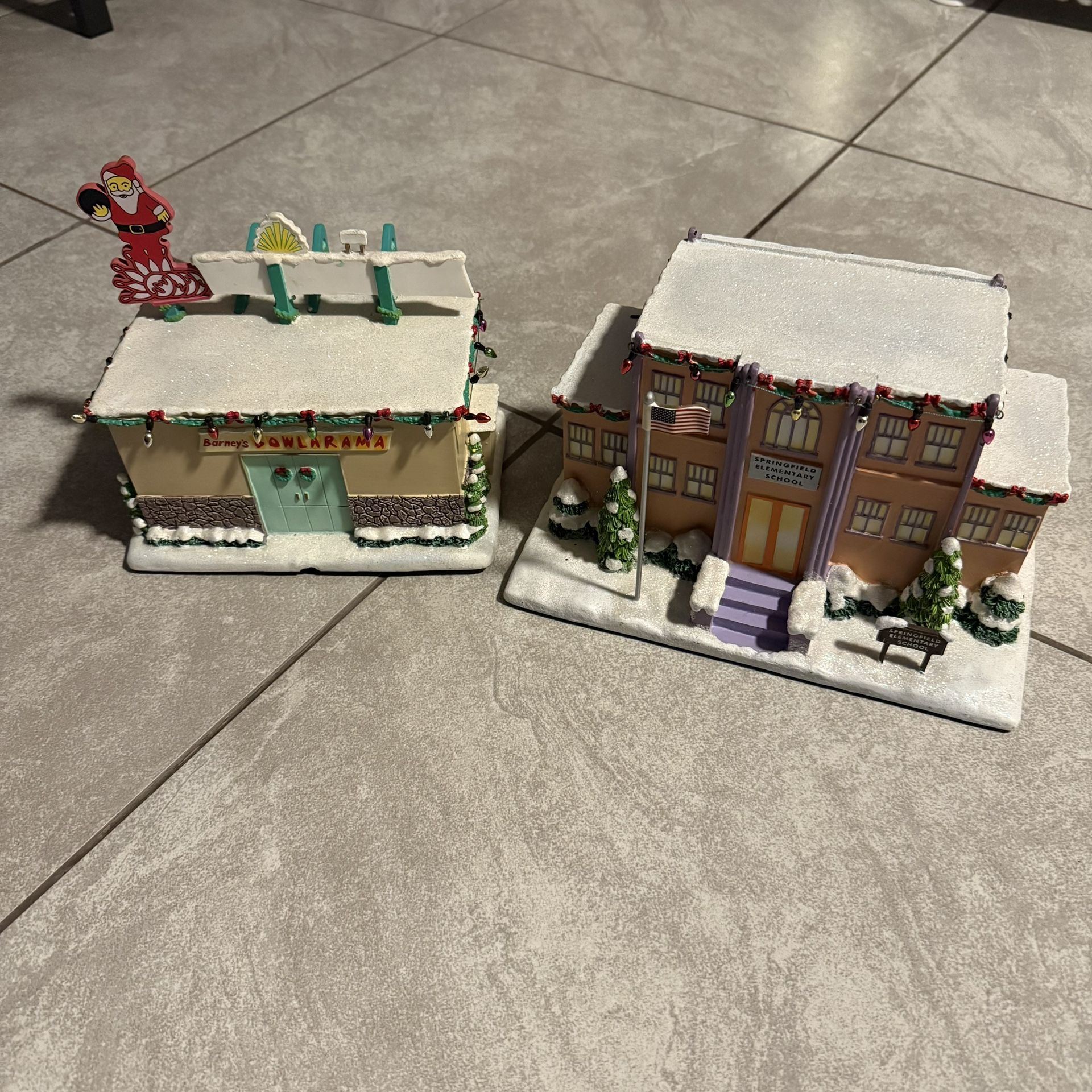 The Simpsons Christmas Display Pieces 