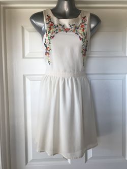 Cute embroidered summer dress