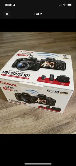 Canon Rebel EOS T7 Premium Kit (OBO)