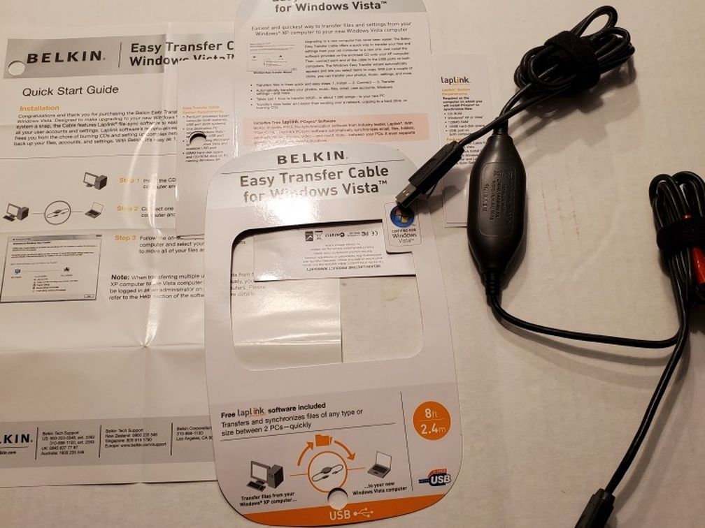 Belkin Easy Transfer Cable For Windows