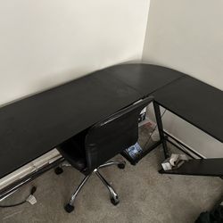 Corner Office Desk With Chair 