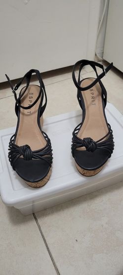 Black Wedge Size 6.5