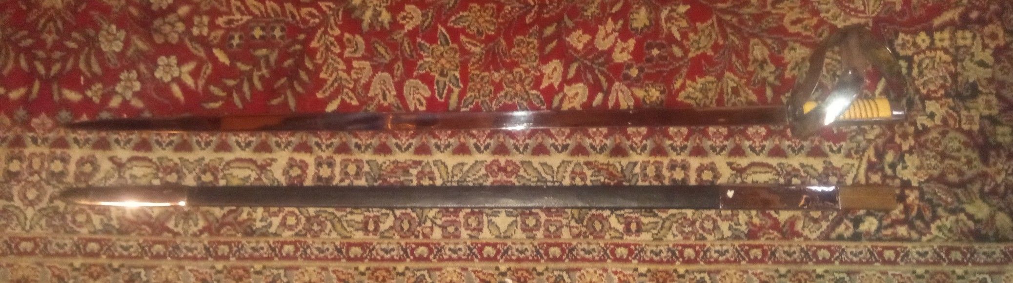 Antique Sword With Scabbard