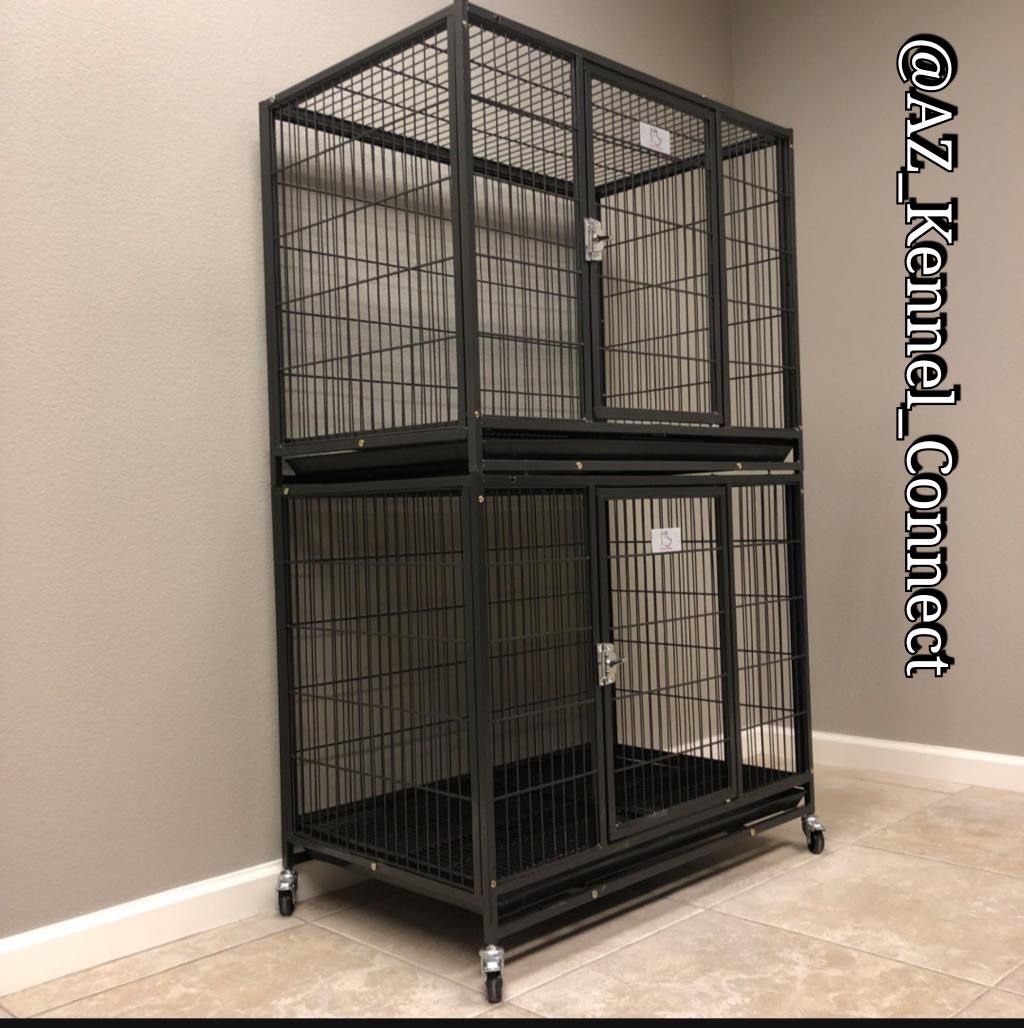 Heavy Duty stackable 2 Tier Dog Kennel Cage for Sale in Avondale, AZ