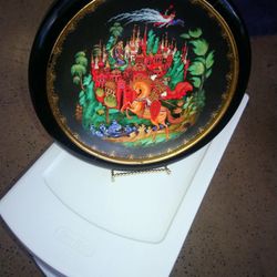 Russian Handpainted Plate