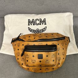 MCM Fursten Belt Bag in Visetos