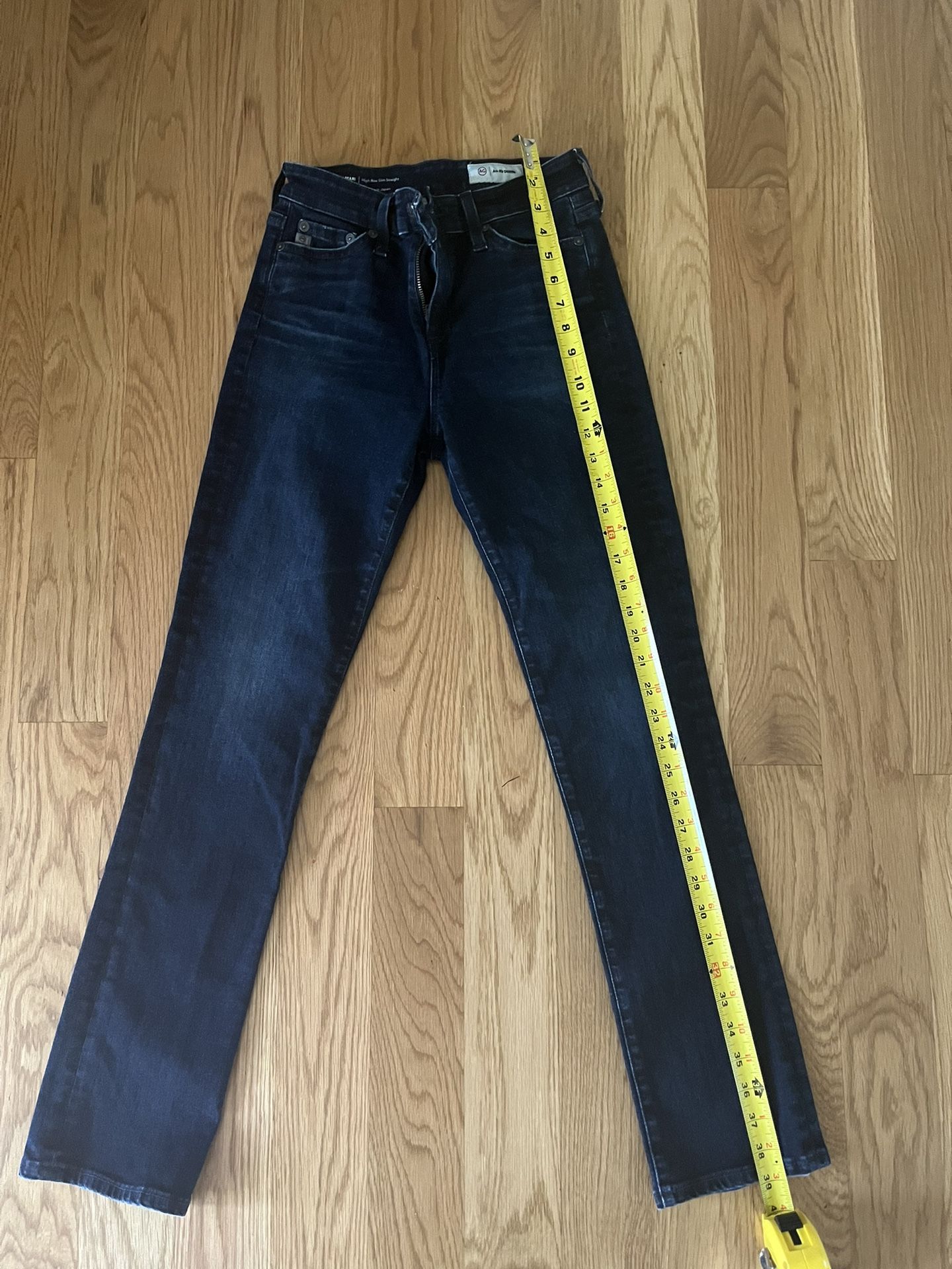 AG Jeans Mari High Rise Slim Straight Jeans womens 25