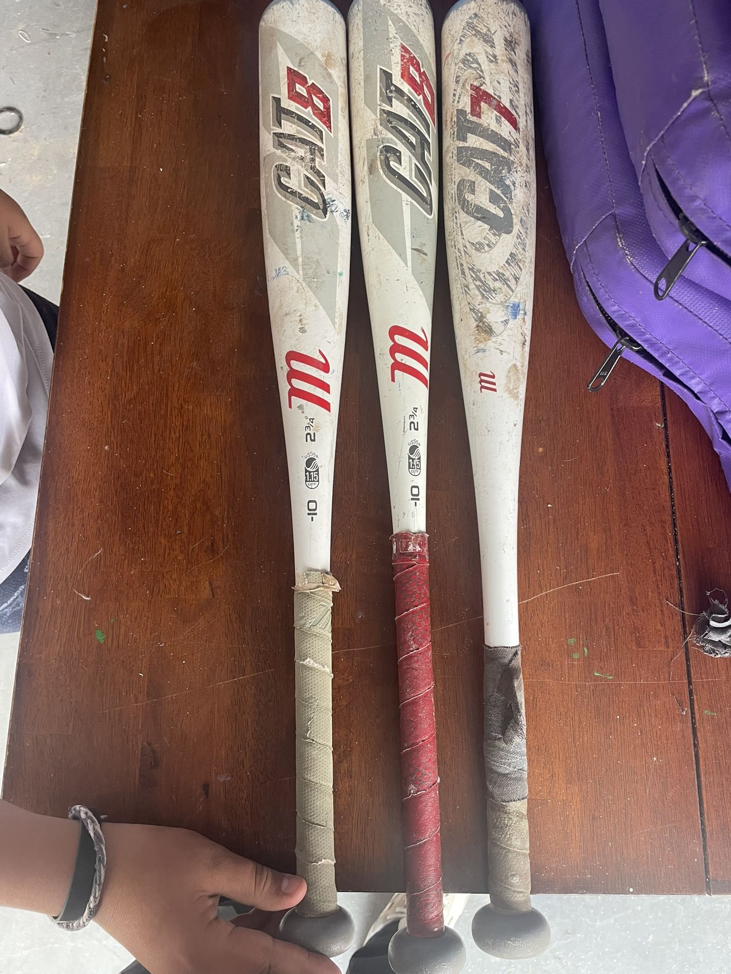 Baseball Bats all 3 for $50