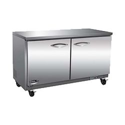 Commercial Two door undercouter refrigerator IKON IUC48R