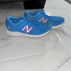 Blue New Balance shoes