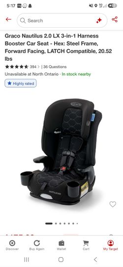 Graco harness booster