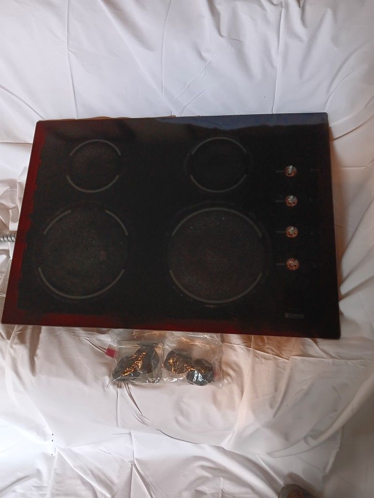 Counter top mounted Glass Top Range