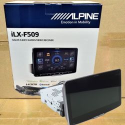 Alpine ILX-F509 Car Stereo 9" Touchscreen Single Din WiFi USB Wireless Apple CarPlay Android Auto HDMI YouTube Netflix 🚨 Payment Options Available 🚨