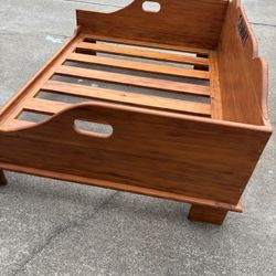 Walnut Wood Frame Dog bed