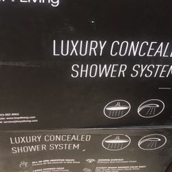 Boyel Living Luxury 12 in. 6 -Jet Thermostatic Mixer Shower System Combo Set Shower Head and Handshower in Brushed Nickel