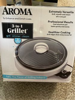Aroma 3-in-1 Grillet Electric Cooker