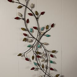 Metal And Stone Hanging Artwork 