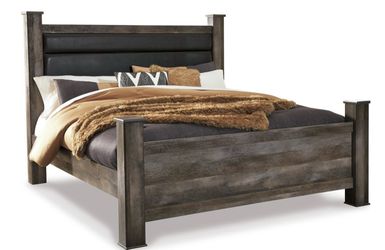 Ashley furniture king bed frame only
