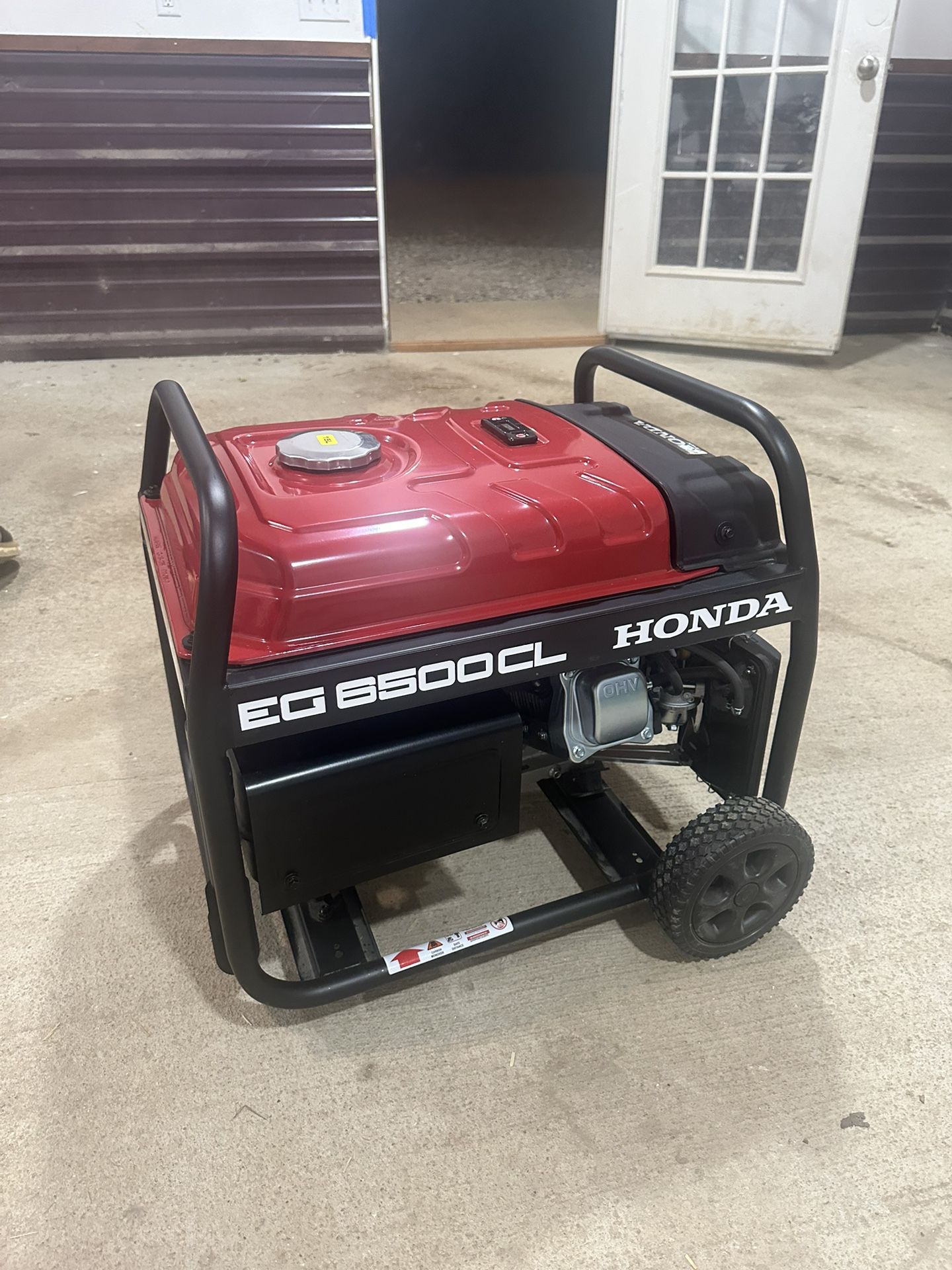 Honda EG6500CL Gas Powered Generator