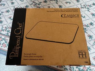 Pampered chef baking stone