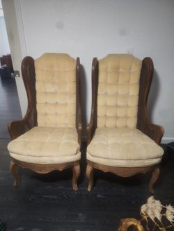 Vintage Wingback Chairs