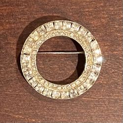 Estate Rhinestone Brooch