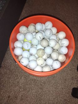 A lot of golf balls