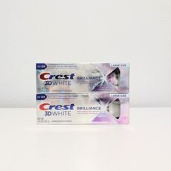 Crest 3D White Brilliance Toothpaste, Vibrant Peppermint, 4.6oz