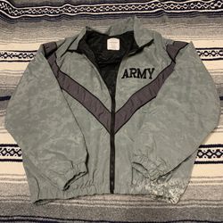 Army Unisex Windbreaker Water Repellent Jacket Size M