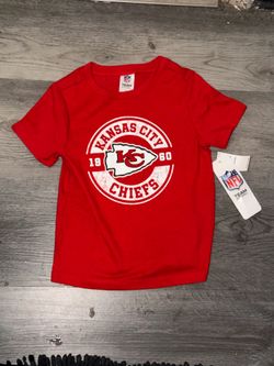 NFL Kansas City Chiefs Football Graphic T Shirt Boys Youth Toddler Size 3T NWTG.