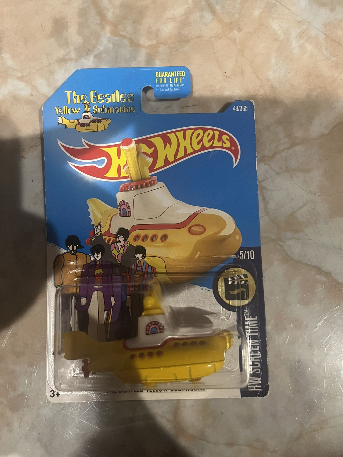 The Beatles Yellow Submarine Hot wheel